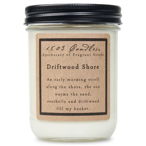 driftwood shore soy candle