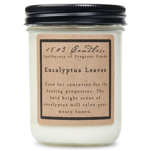 eucalyptus leaves soy candle