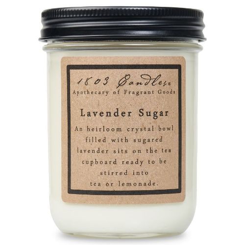 lavender sugar soy candle