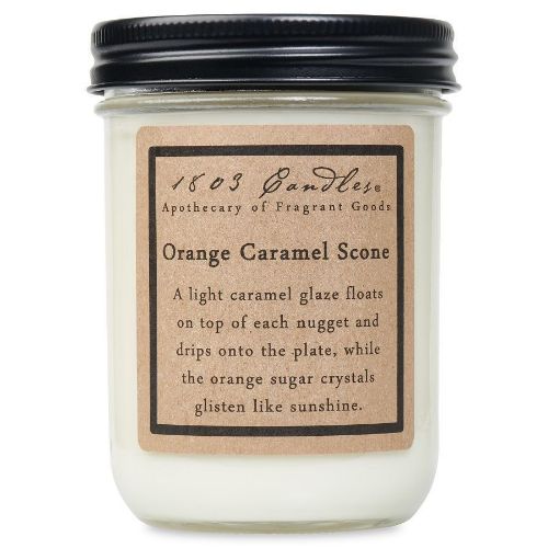 Orange Caramel Scone Soy Candle