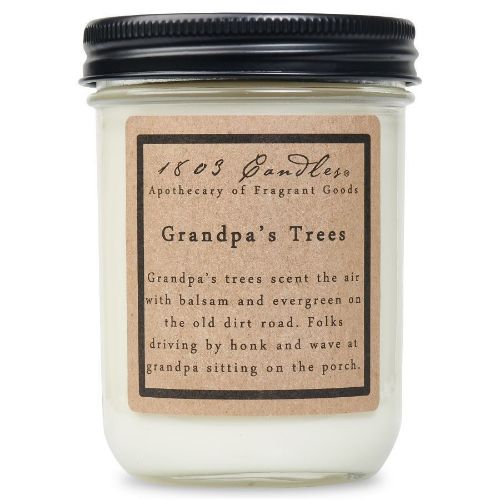 grandpas trees soy candle