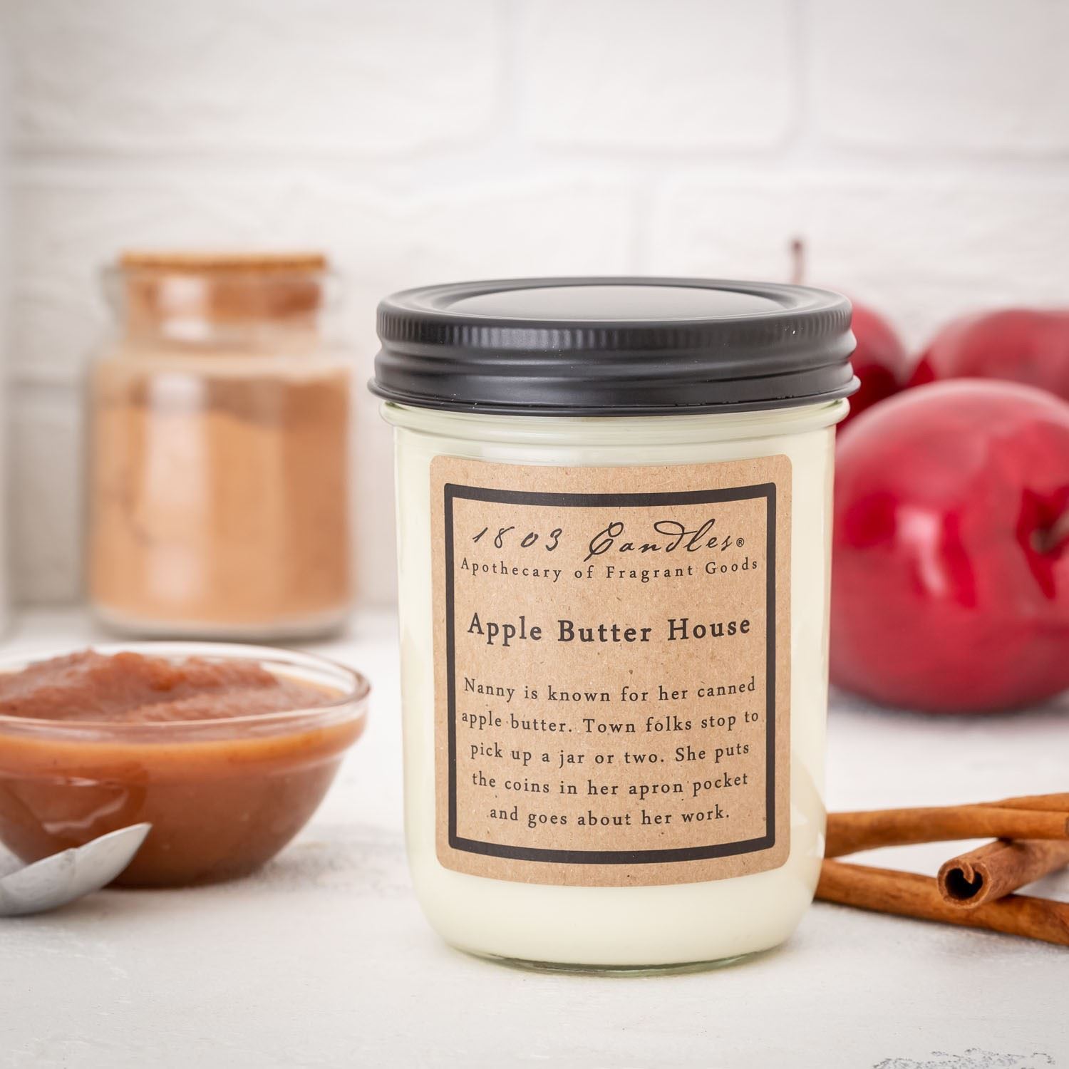 Apple Butter House Soy Candle. 1803 Candles Best Scented Soy Candles!