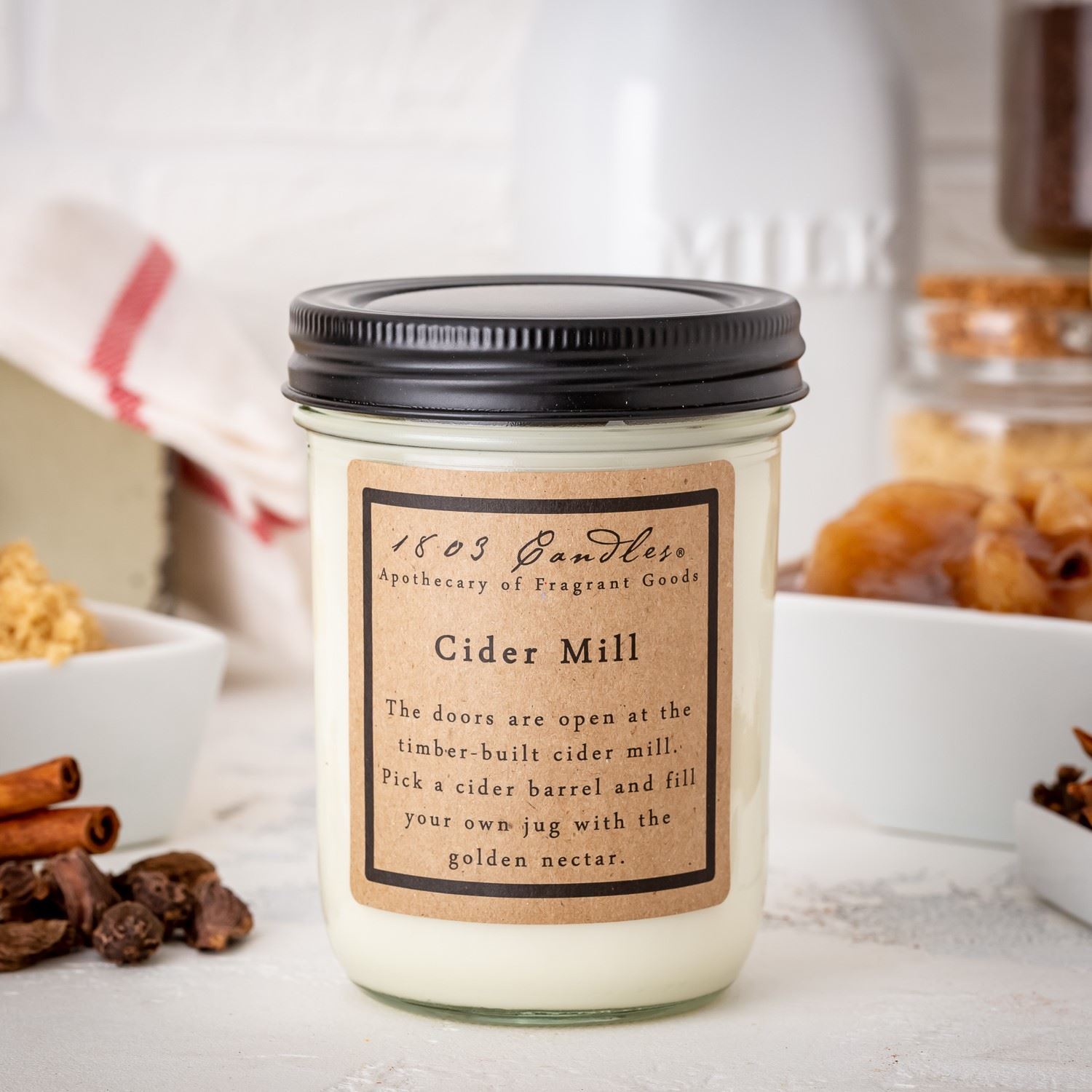 Cider Mill Soy Candle. 1803 Candles Best Scented Soy Candles!