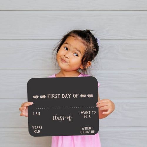 Picture of Kiddos-First Day of School Sign
