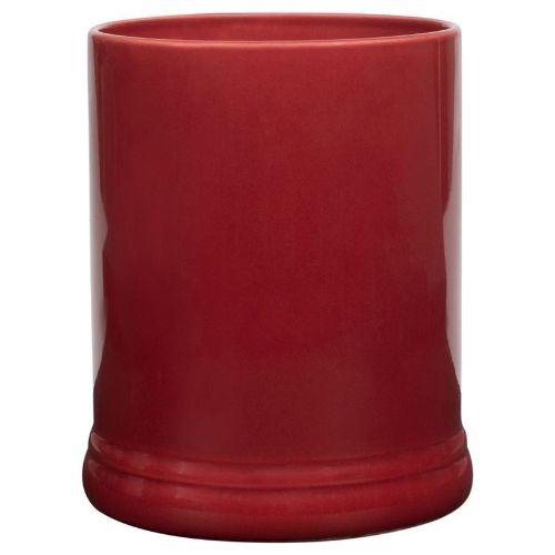 Red Stoneware Jar Candle Warmer