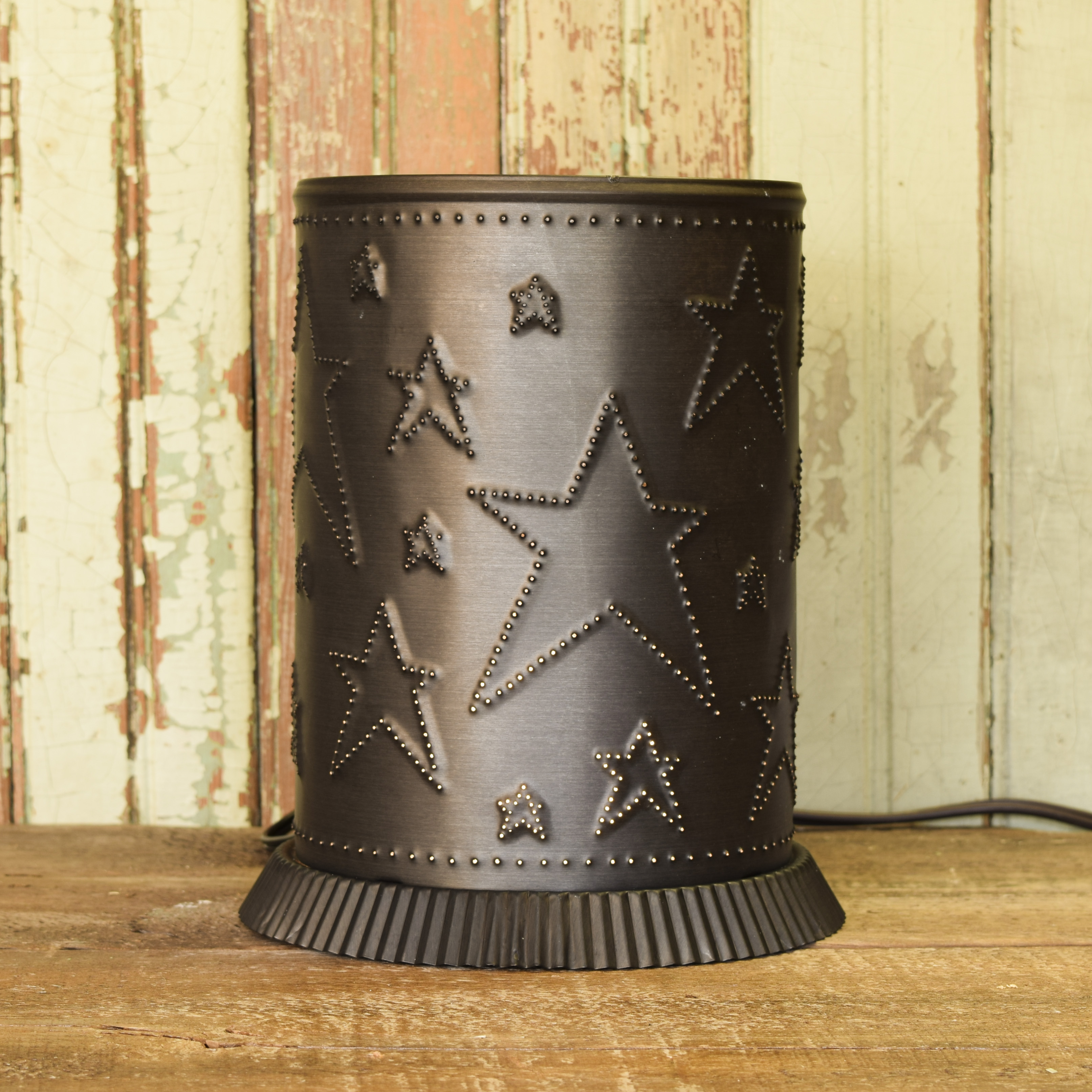 Wax WarmerFolk Art Star Jar Candle Warmer. 1803 Candles Best Scented