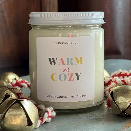 Warm & Cozy Soy Jar Candle