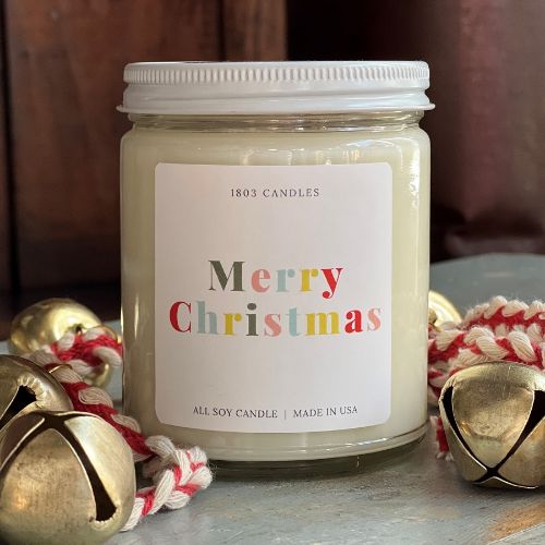 Soy Jar Candle-Merry Christmas