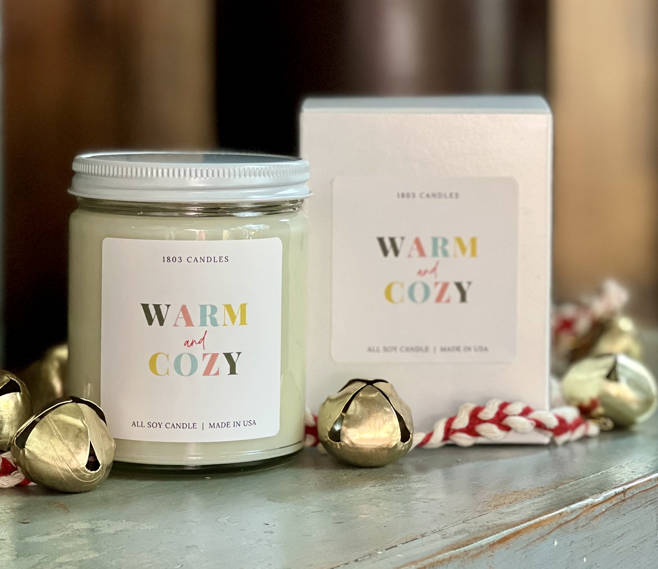 Mistletoe Kisses Soy Candle. 1803 Candles Best Scented Soy Candles!