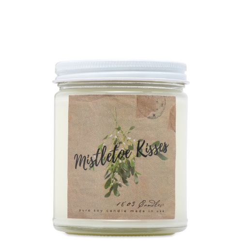 Limited Edition 9oz-Mistletoe Kisses WC Brown Label