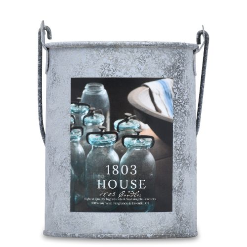 20oz. Tin Bucket Candle-1803 House Full Label