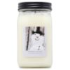 Limited Edition Quart Jar-Snowman Village 32oz Border Label