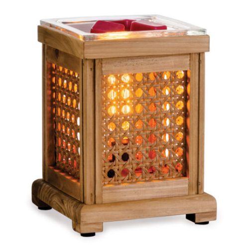 Wood & Cane Illumination Wax Warmer
