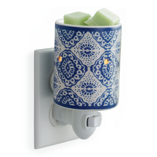 Indigo Porcelain Plug In Warmer