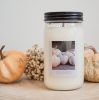 Limited Edition Quart Jar-White Pumpkin 32oz Border Label