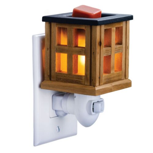 Wood Lantern Plug-In Wax Warmer