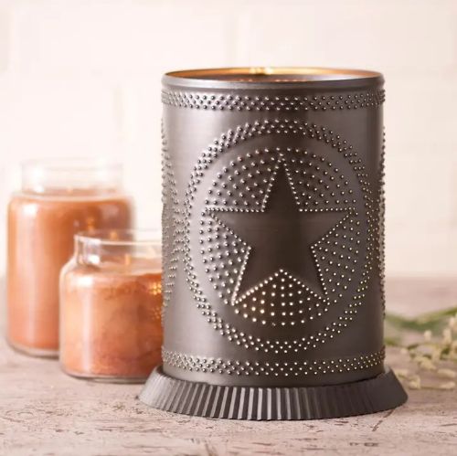 Picture of Wax Warmer-Heritage Star Jar Candle Warmer