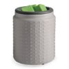 Picture of Wax Warmer-Gray Hobnail Flip Dish