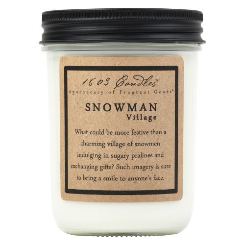 Snowman Village Soy Candle