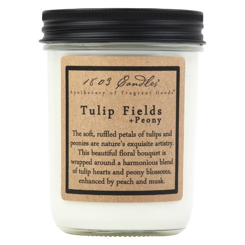 Tulip Fields + Peony Soy Candle