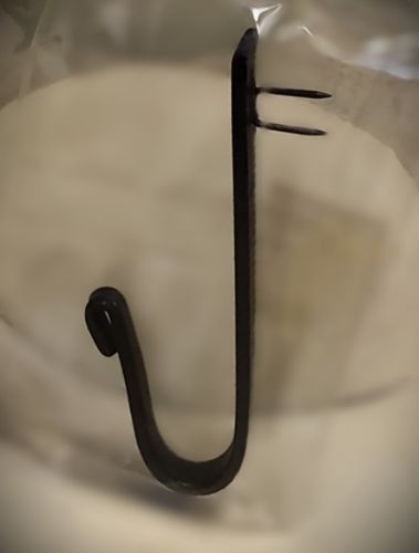 Metal-Decorative Rail Hook
