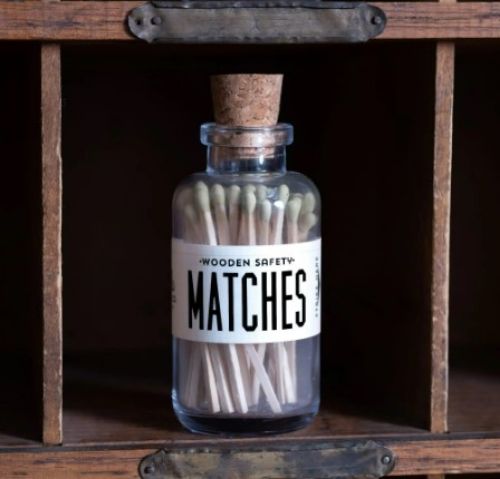 Matches-Mini Apothecary, Gold