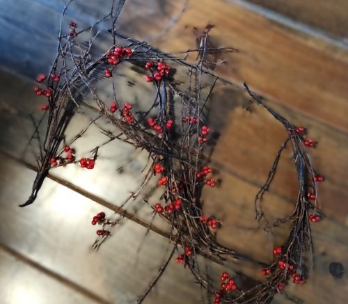 Home-Red Berry Garland