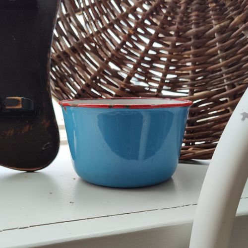 Home-Blue Enamel Bowl