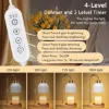 Wax Warmer-White Modern Candle Warmer Lamp with Timer