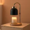 Wax Warmer-Black Modern Candle Warmer Lamp with Timer