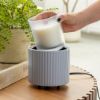 Wax Warmer-Fluted Crock Candle Warmer