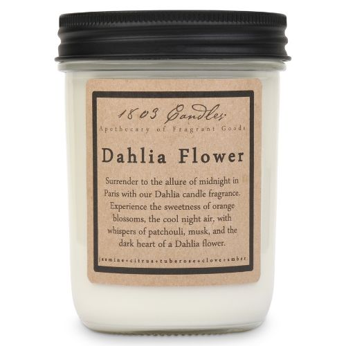 Dahlia Flower Soy Candle