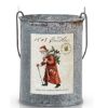 20oz. Tin Bucket Candle-Santa with Bells