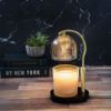 Wax Warmer-Mercury Glass Candle Lamp