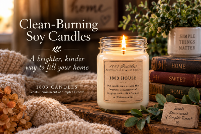Clean-Burning Soy Candles & the Art of Hand Pouring