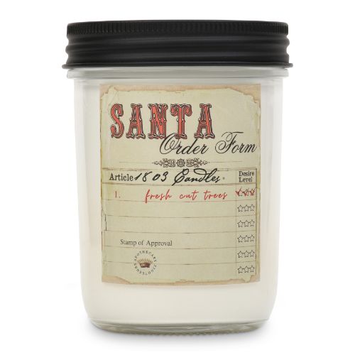 14oz. Jar-Santa's List-Fresh Cut Trees
